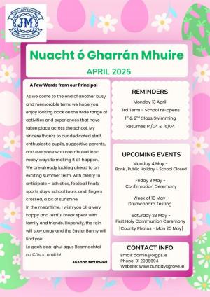 OLGPS Easter 2026 Newsletter